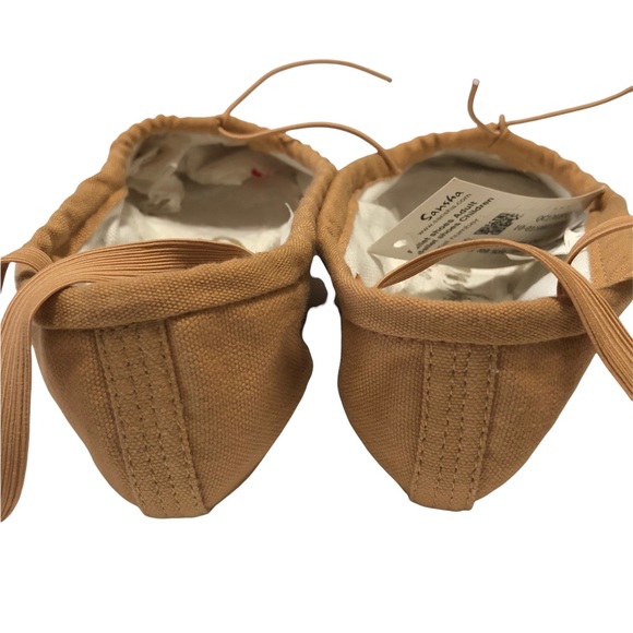 SANSHA Ligne Danse Ballet Slippers Pro 1C Tan / Flesh Size 10M NWT - Picture 5 of 9